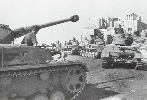 German tanks and the Acropolis Propylea