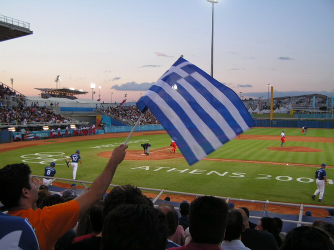 Baseball in Greece during the Olympics